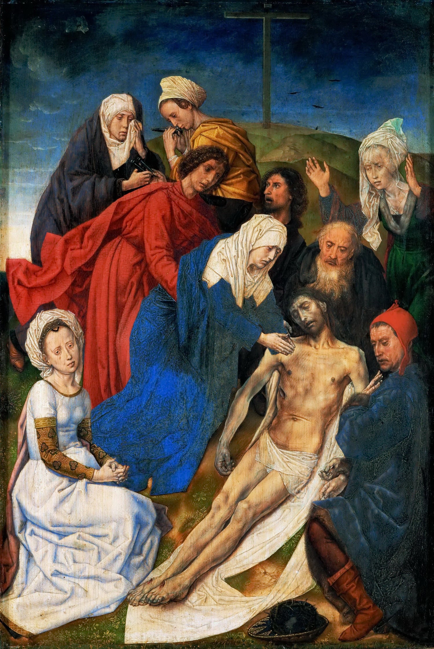 Hugo van der Goes -- Lamentation - Oil Painting Haven