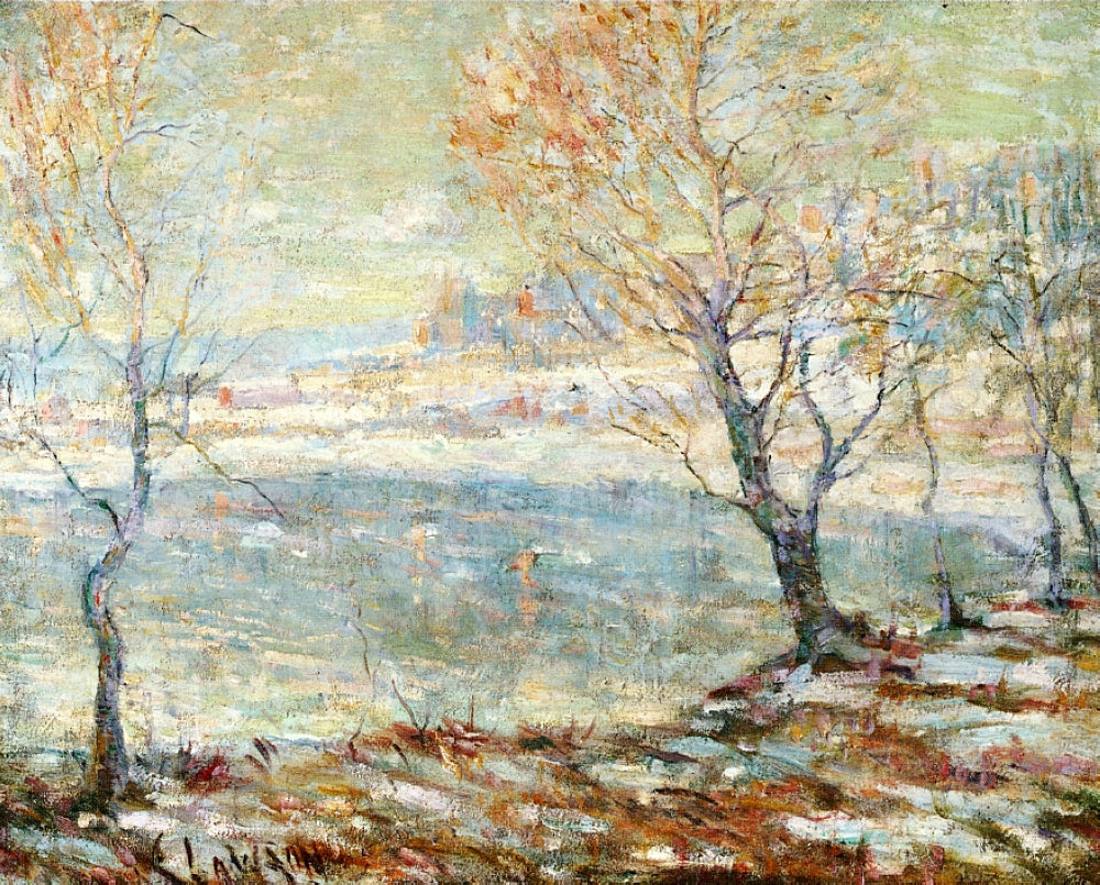 Inwood on Hudson, In the Snow, 1905 - Oil Painting Haven