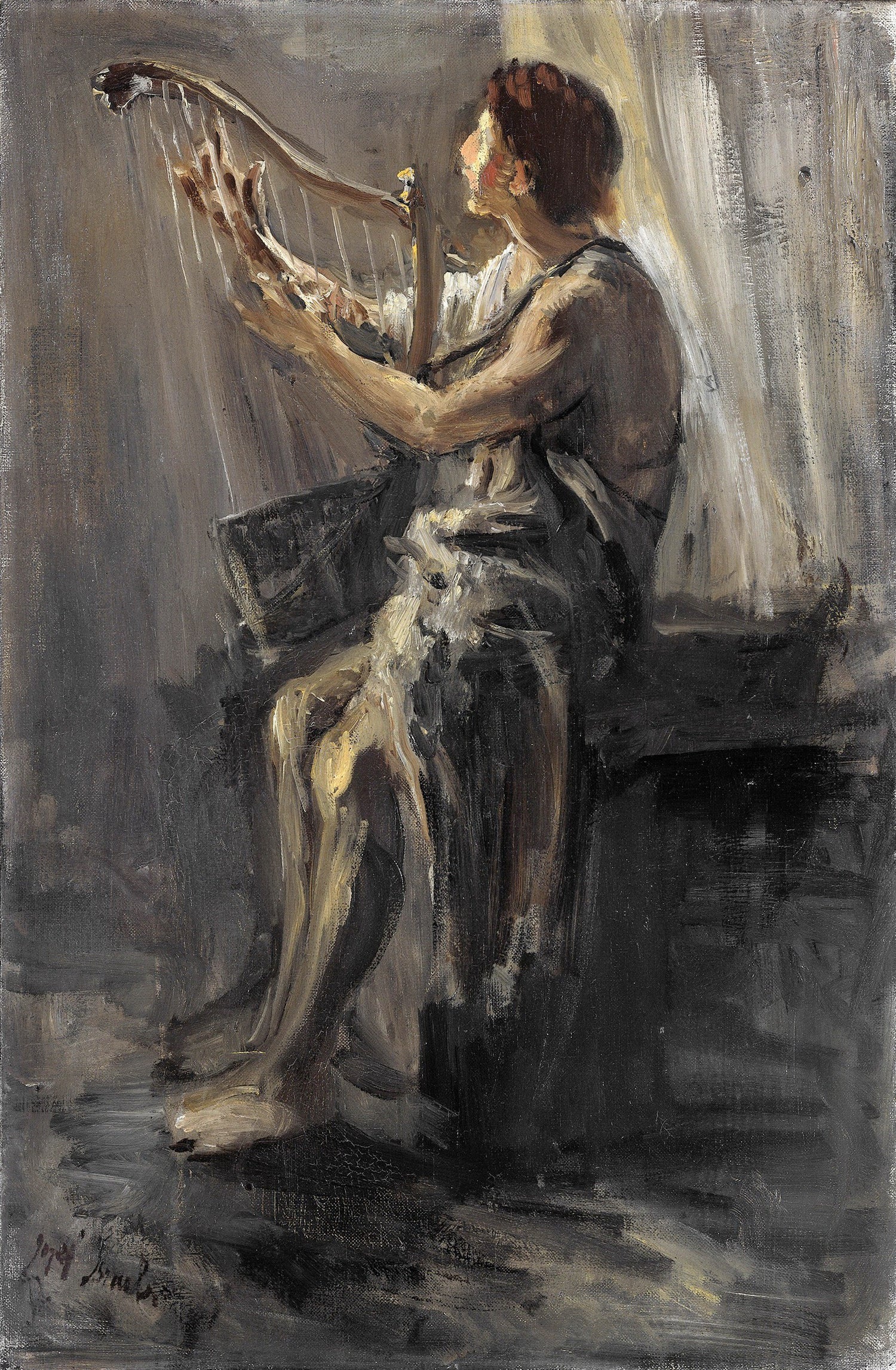 Israëls, Jozef -- David, 1899.jpeg - Oil Painting Haven