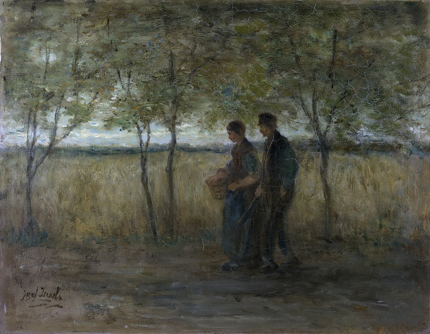 Israëls, Jozef -- Huiswaartskeren, 1860-1911 - Oil Painting Haven