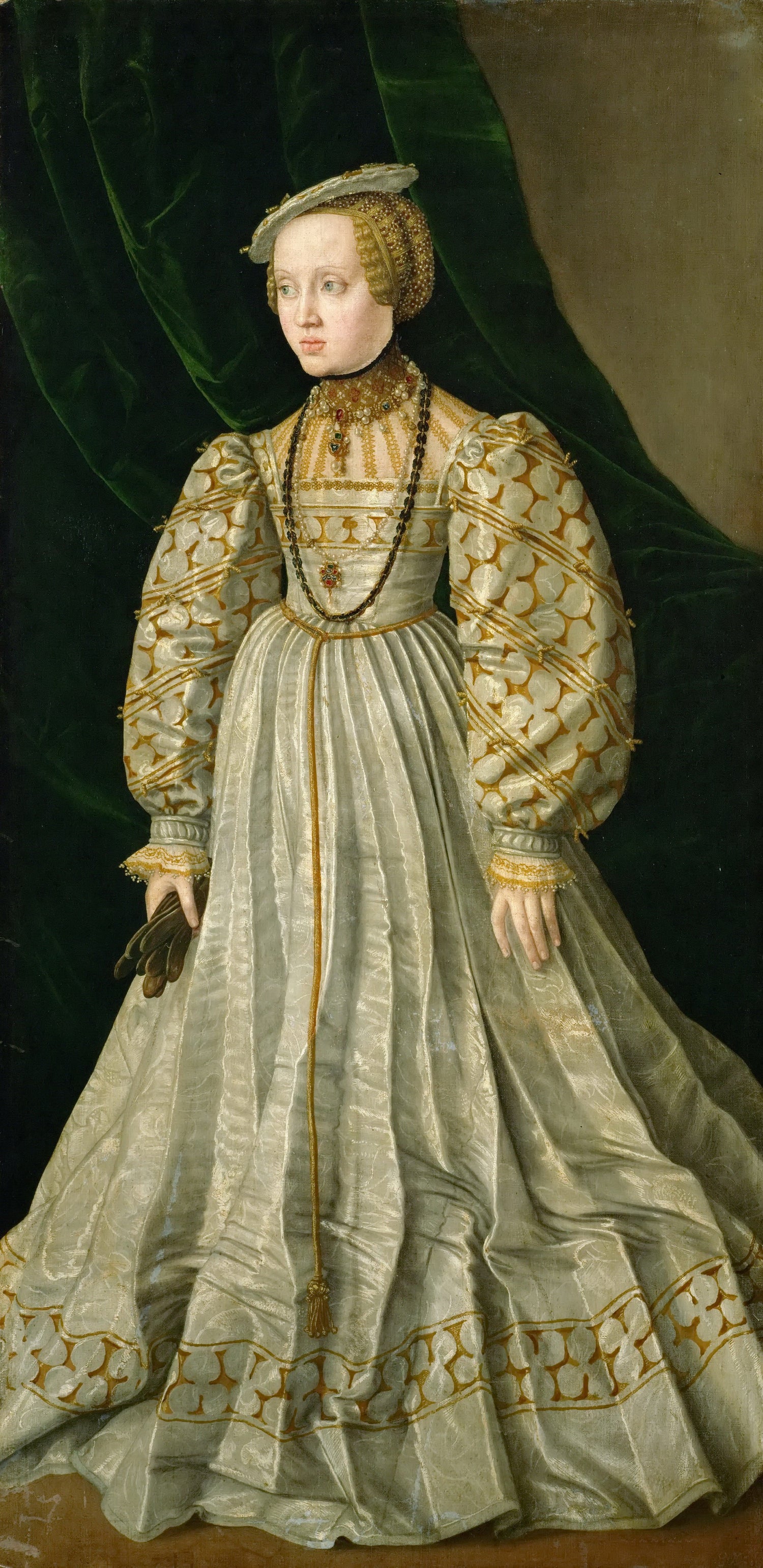 Jacob Seisenegger (1505-1567) -- Archduchess Anna.jpeg - Oil Painting Haven