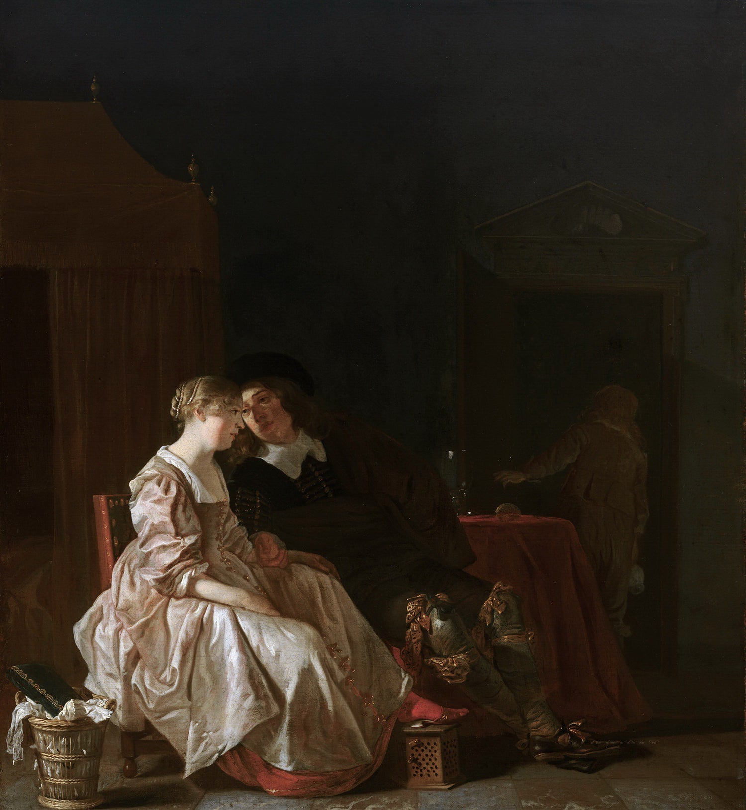 Jacob van Loo - Amorous Couple - Oil Painting Haven