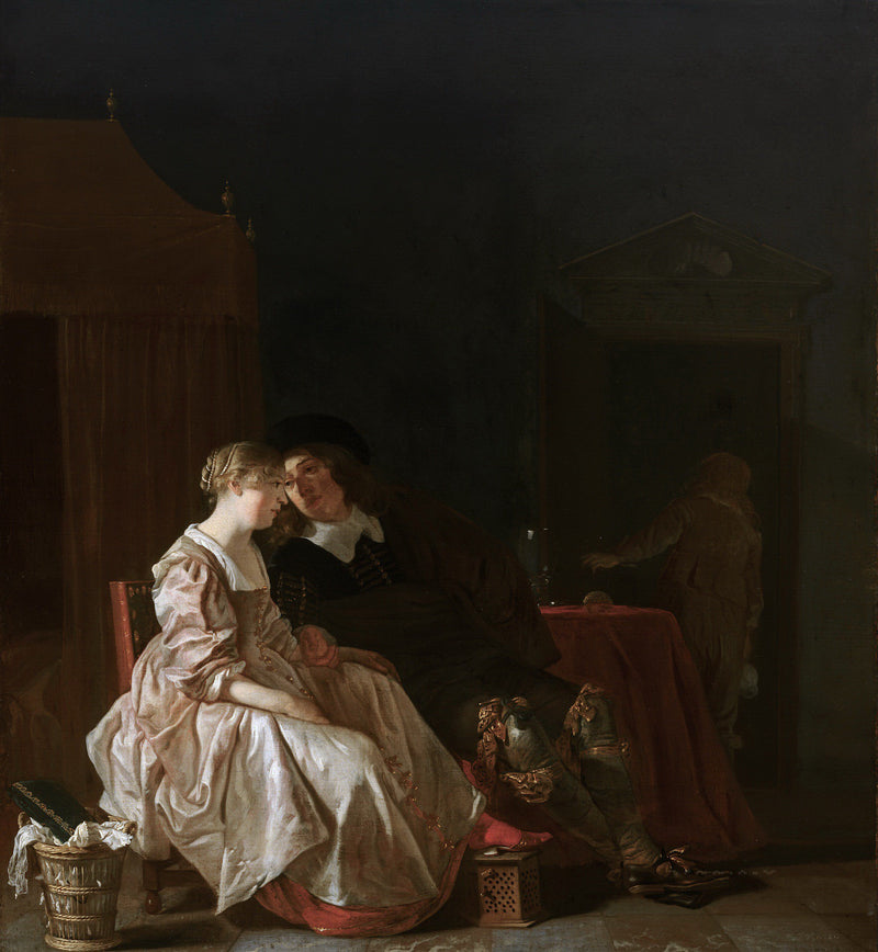 Jacob van Loo - Amorous Couple - Oil Painting Haven Oil Painting Haven