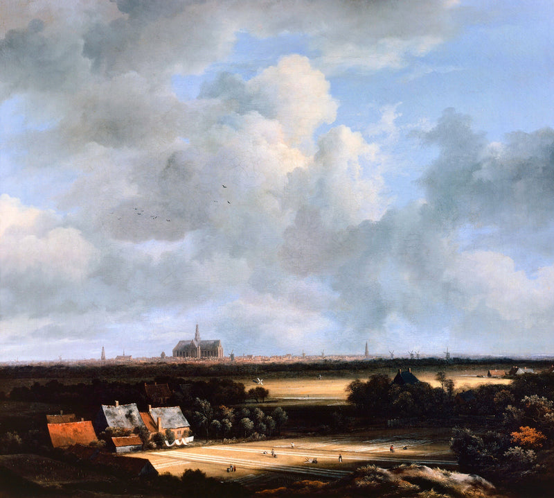 Jacob van Ruisdael - View of Haarlem - Oil Painting Haven Oil Painting Haven