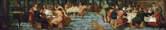 Jacopo Tintoretto -- Belsazar’s Feast - Oil Painting Haven Oil Painting Haven