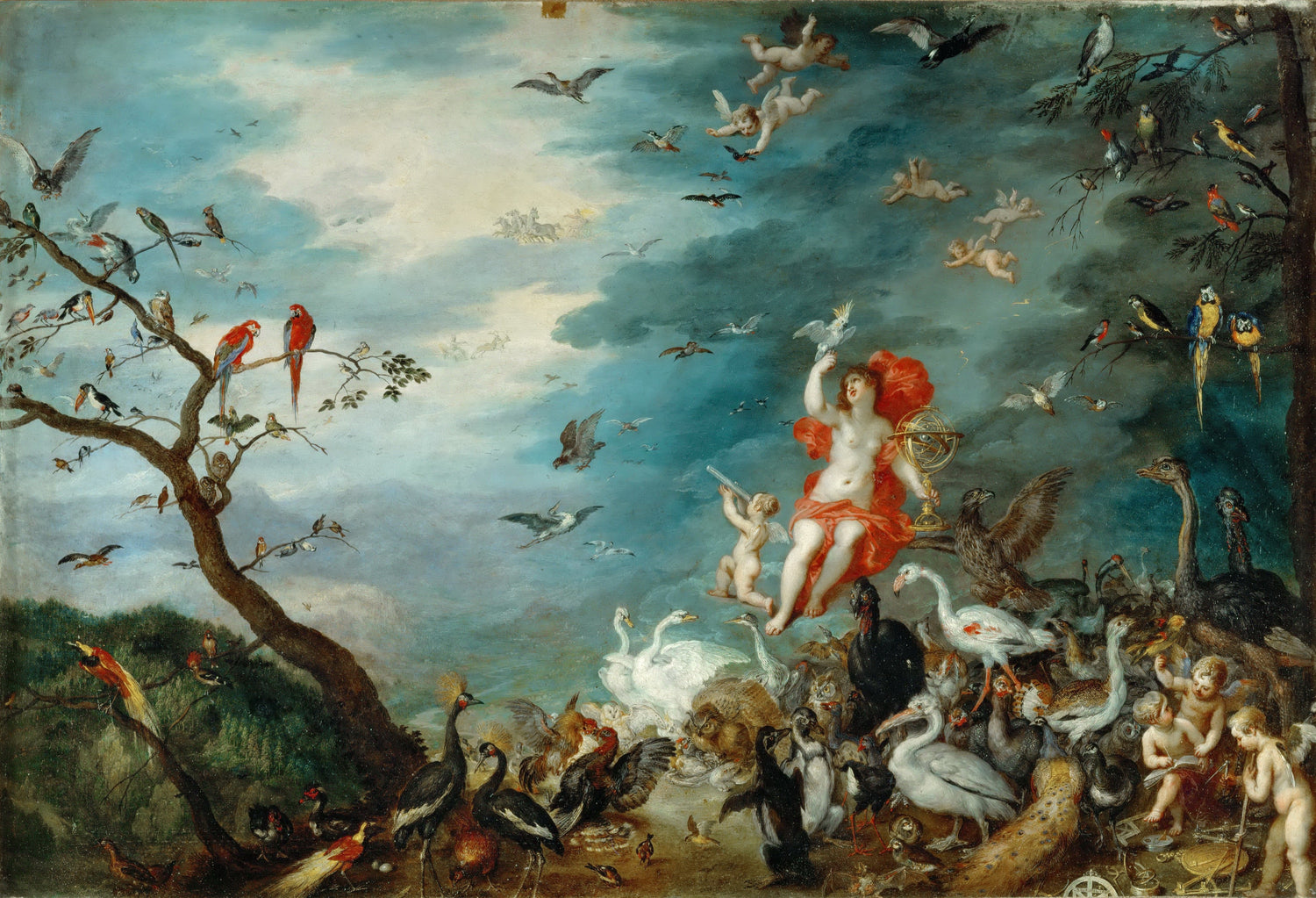 Jan Brueghel the elder -- Air - Oil Painting Haven