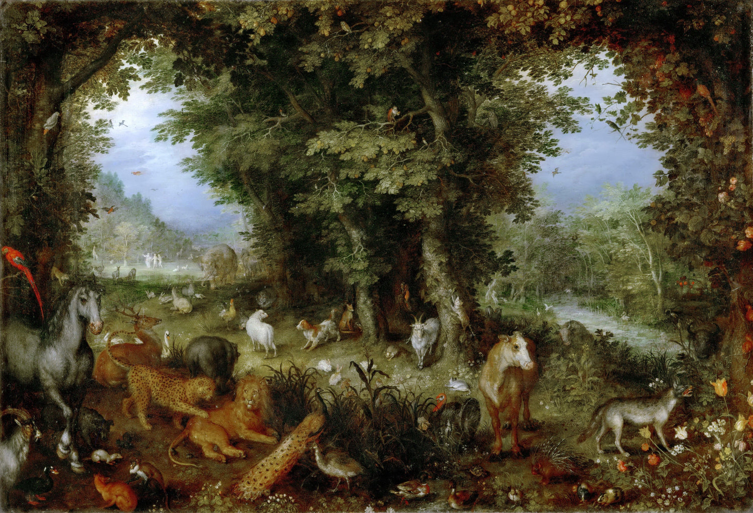 Jan Brueghel the elder -- Earthly Paradise - Oil Painting Haven