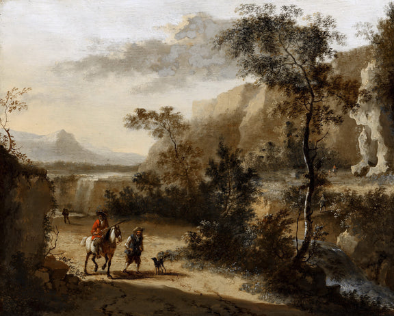 Jan Haeckaert - Italian Landscape - Oil Painting Haven Oil Painting Haven