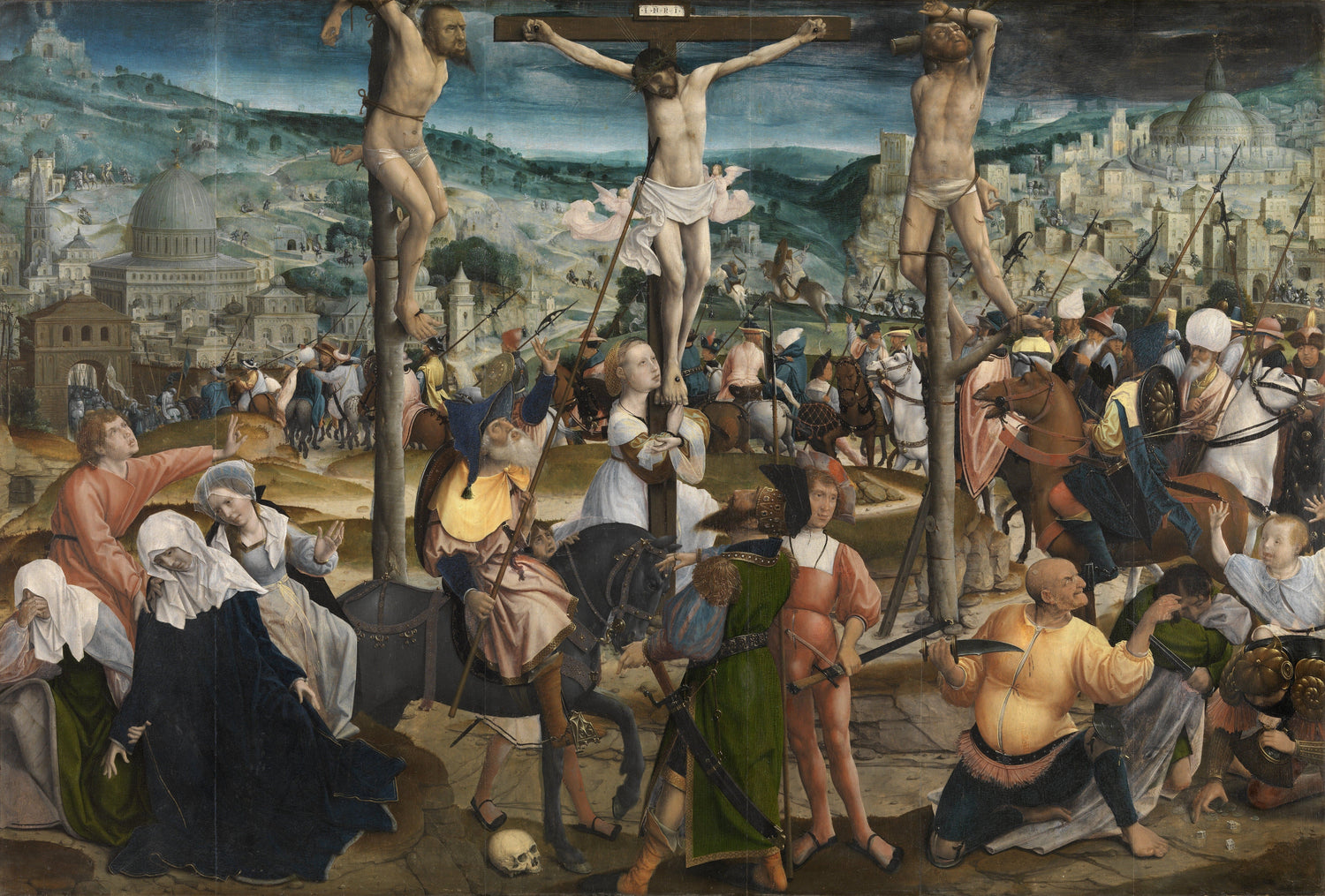 Jan Provoost - The crucifixion - Oil Painting Haven