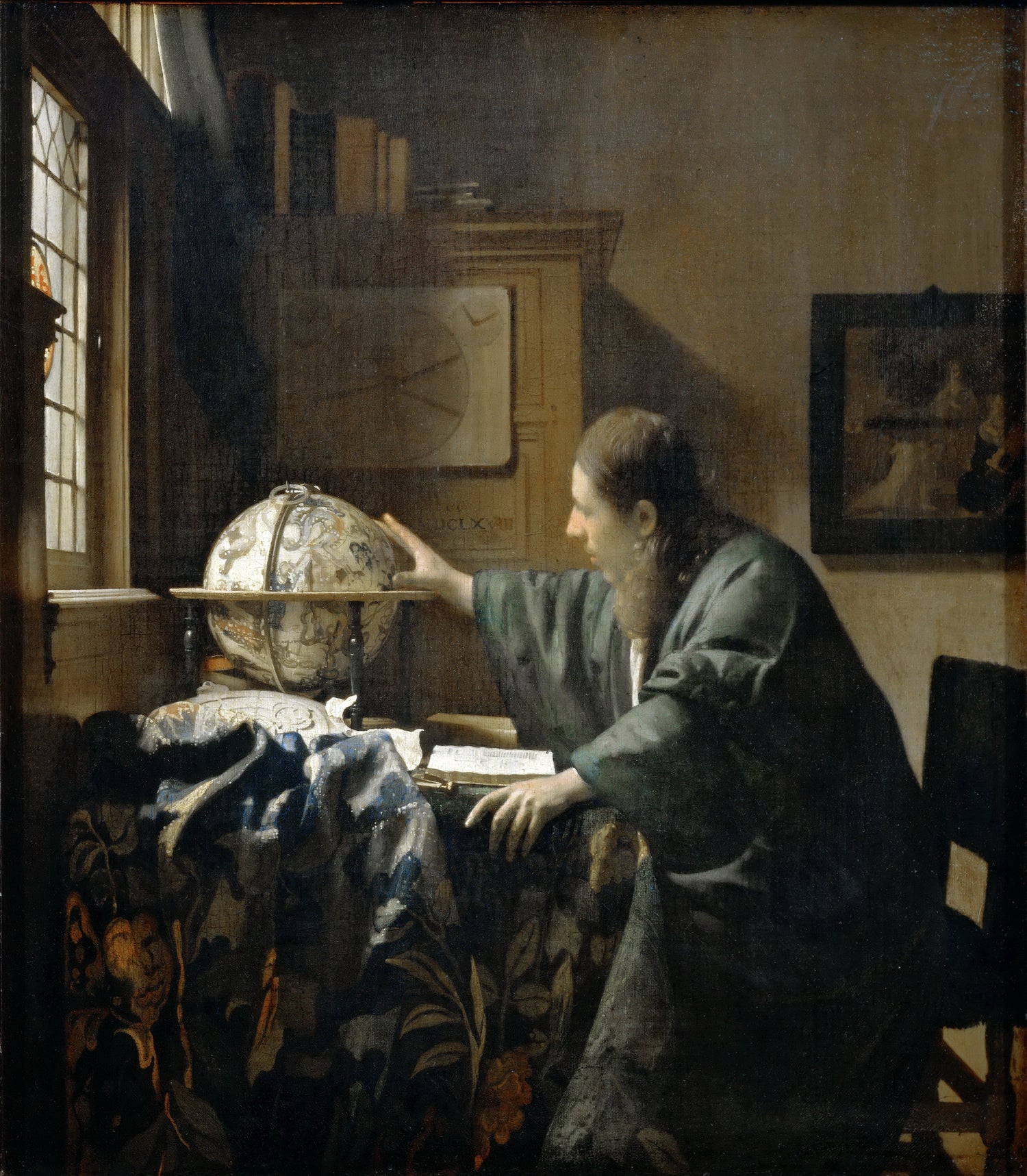 Jan Vermeer -- The Astronomer - Oil Painting Haven