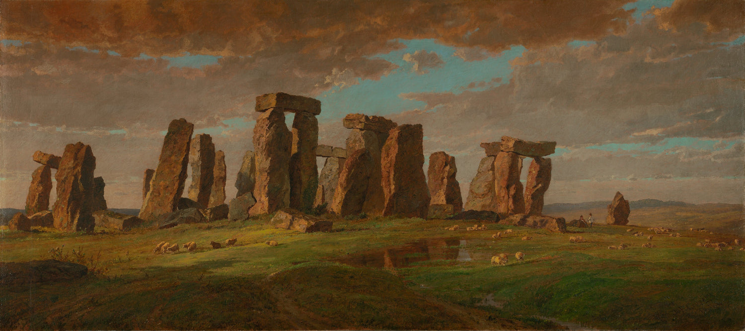 Jasper Francis Cropsey - Stonehenge, 1876 - Oil Painting Haven