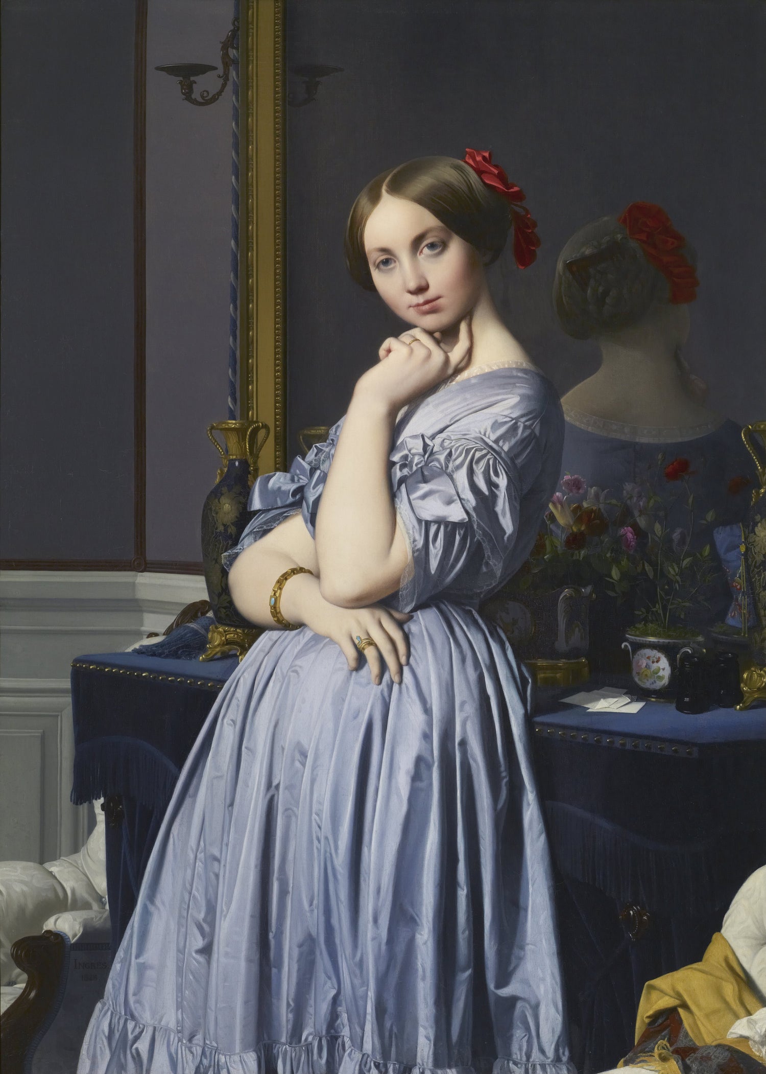 Jean-August-Dominique Ingres - Comtesse d'Haussonville, 1845 - Oil Painting Haven