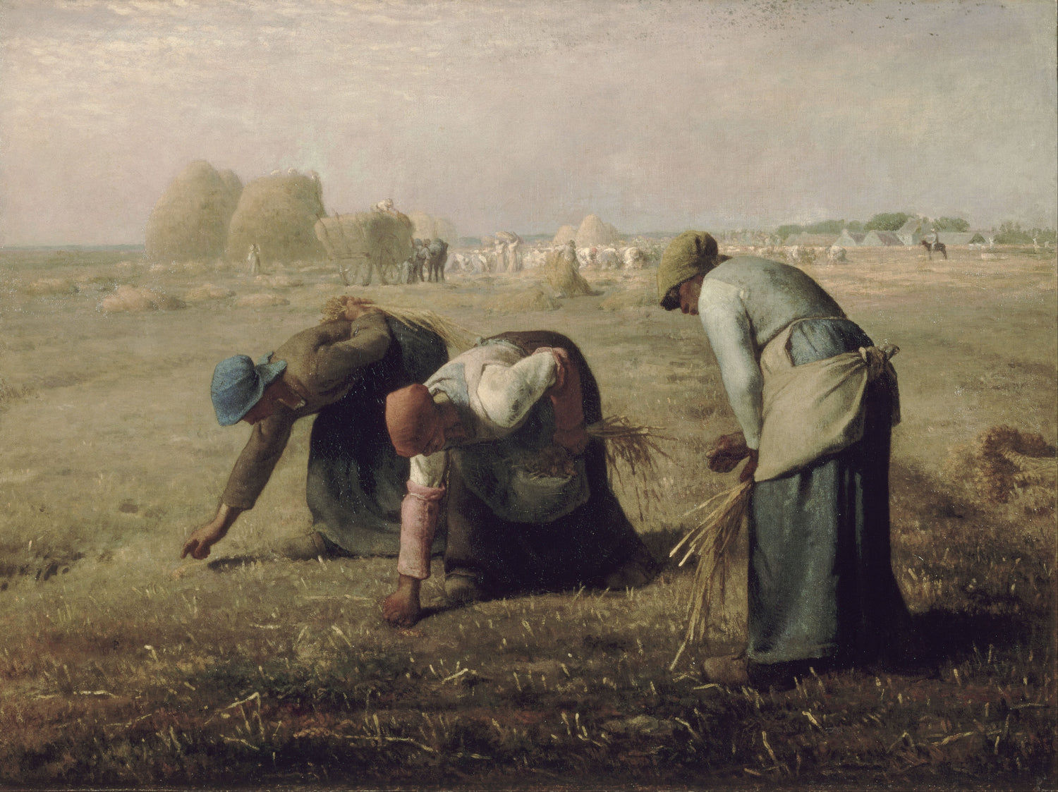 Jean-François_Millet_-_Gleaners - Oil Painting Haven