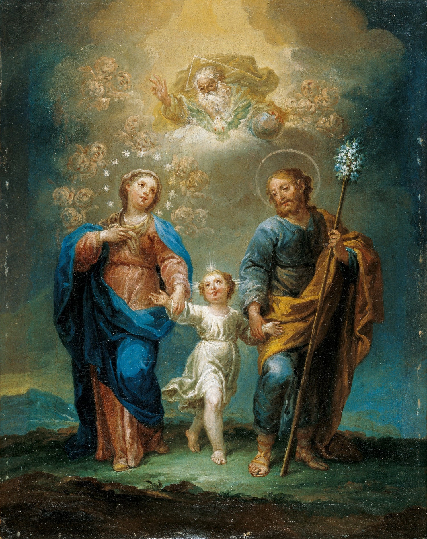 Jerónimo_Ezquerra_Holy_Trinity - Oil Painting Haven