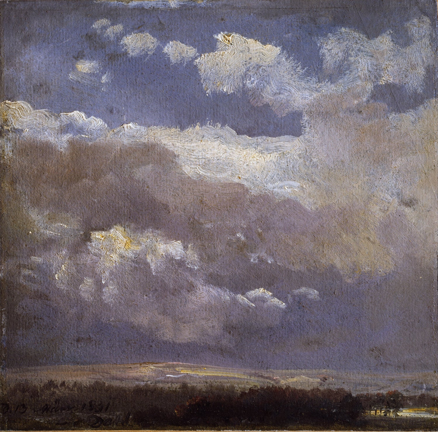 Johan_Christian_Dahl_-_Thunderclouds - Oil Painting Haven