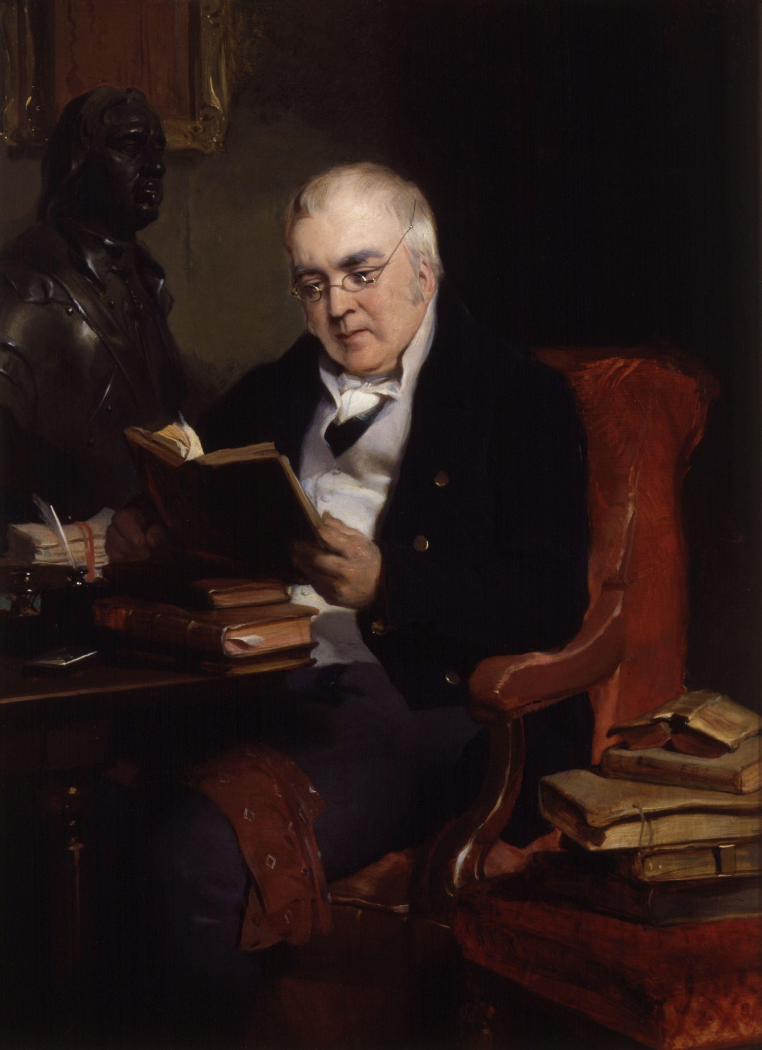 John_Allen_by_Sir_Edwin_Henry_Landseer - Oil Painting Haven