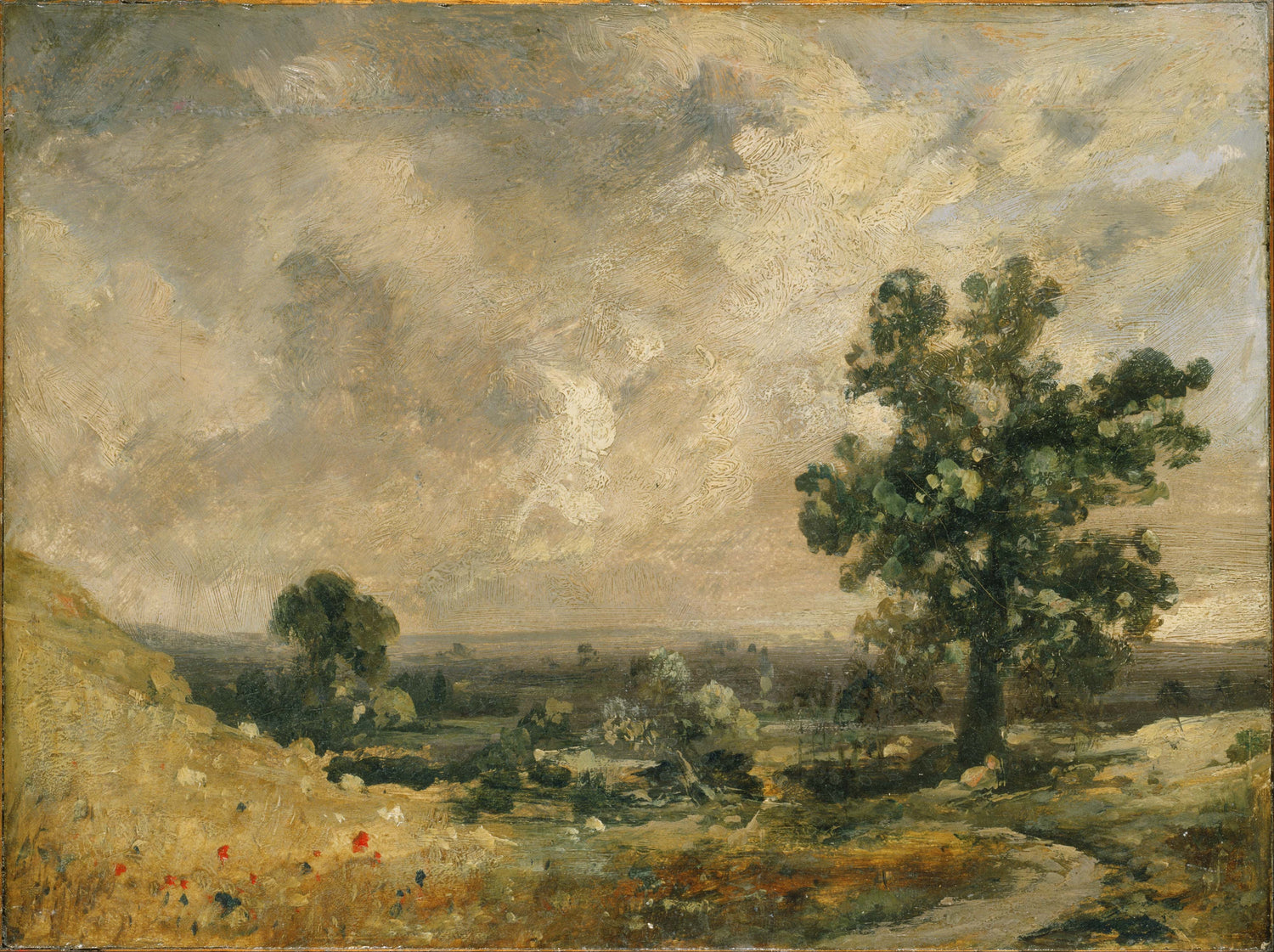 John Constable (1776–1837)-English Landscape - Oil Painting Haven