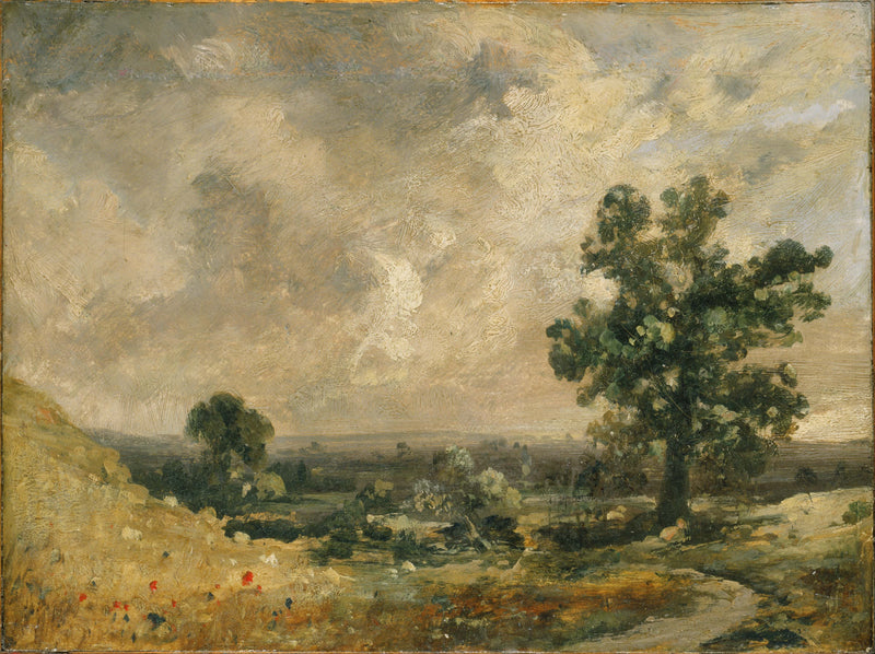 John Constable (1776–1837)-English Landscape - Oil Painting Haven Oil Painting Haven