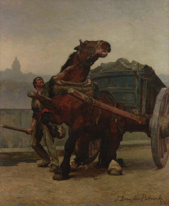 John Douglas Patrick - Brutality, 1888 - Oil Painting Haven Oil Painting Haven