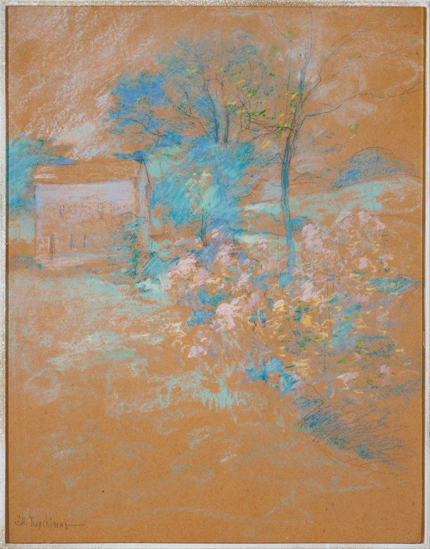 John Henry Twachtman (1853–1902)-Spring - Oil Painting Haven