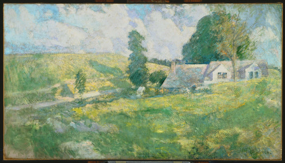 John Henry Twachtman (1853–1902)-Summer - Oil Painting Haven Oil Painting Haven