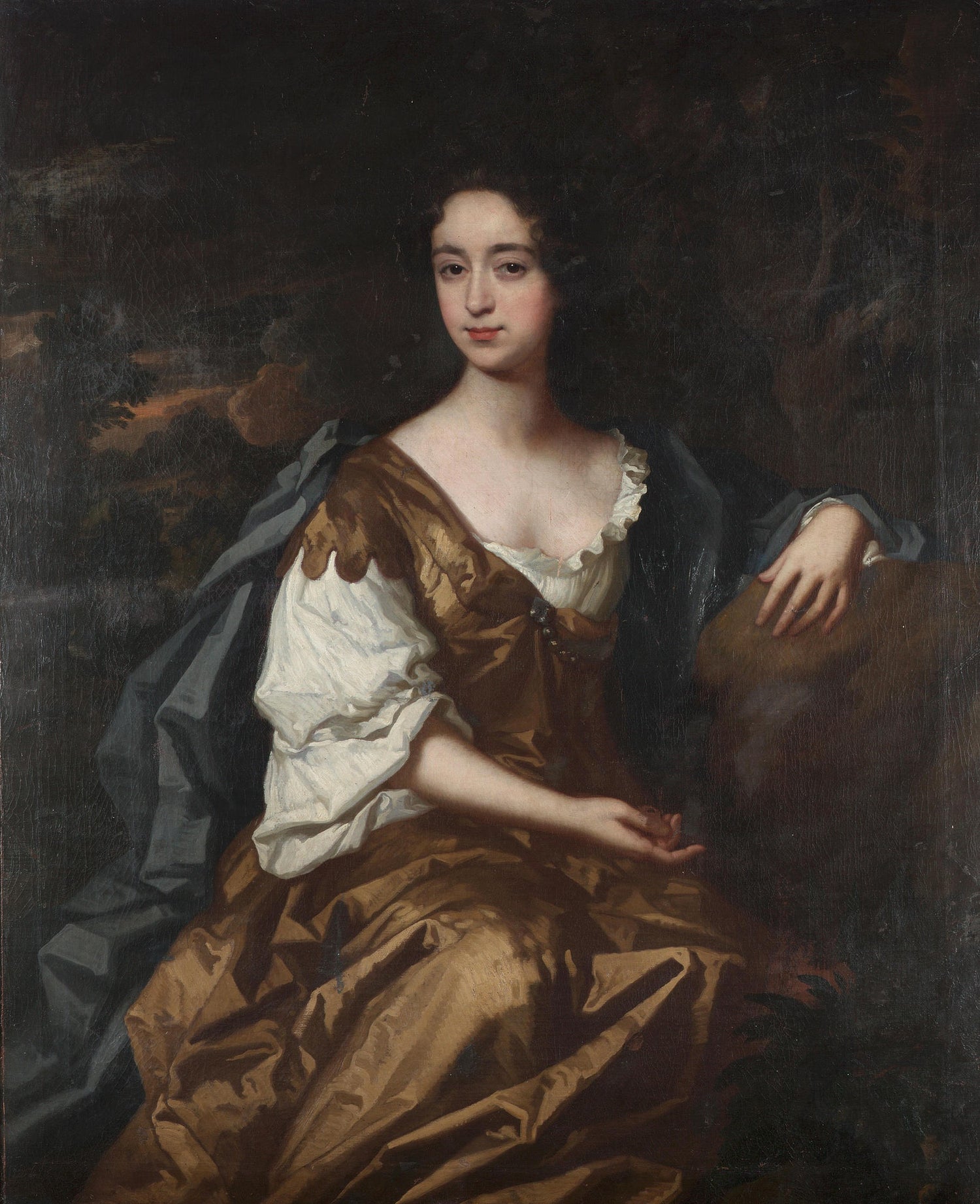 John Riley-Portrait of a lady - Oil Painting Haven