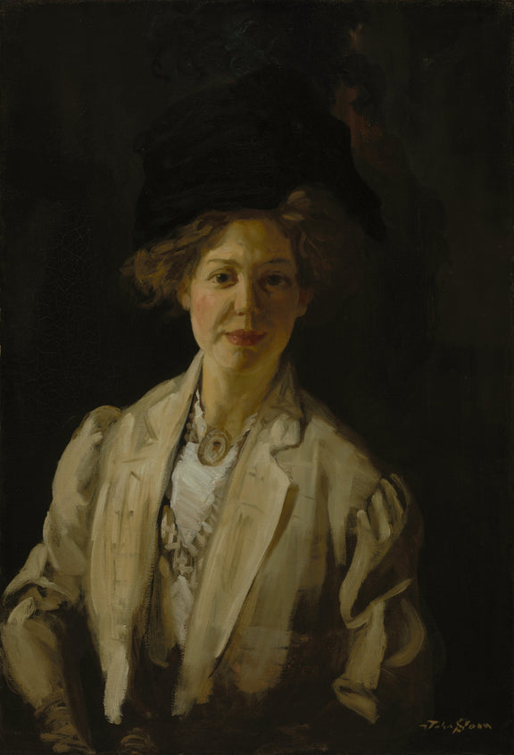 John Sloan - Katherine Sehon, 1909 - Oil Painting Haven Oil Painting Haven