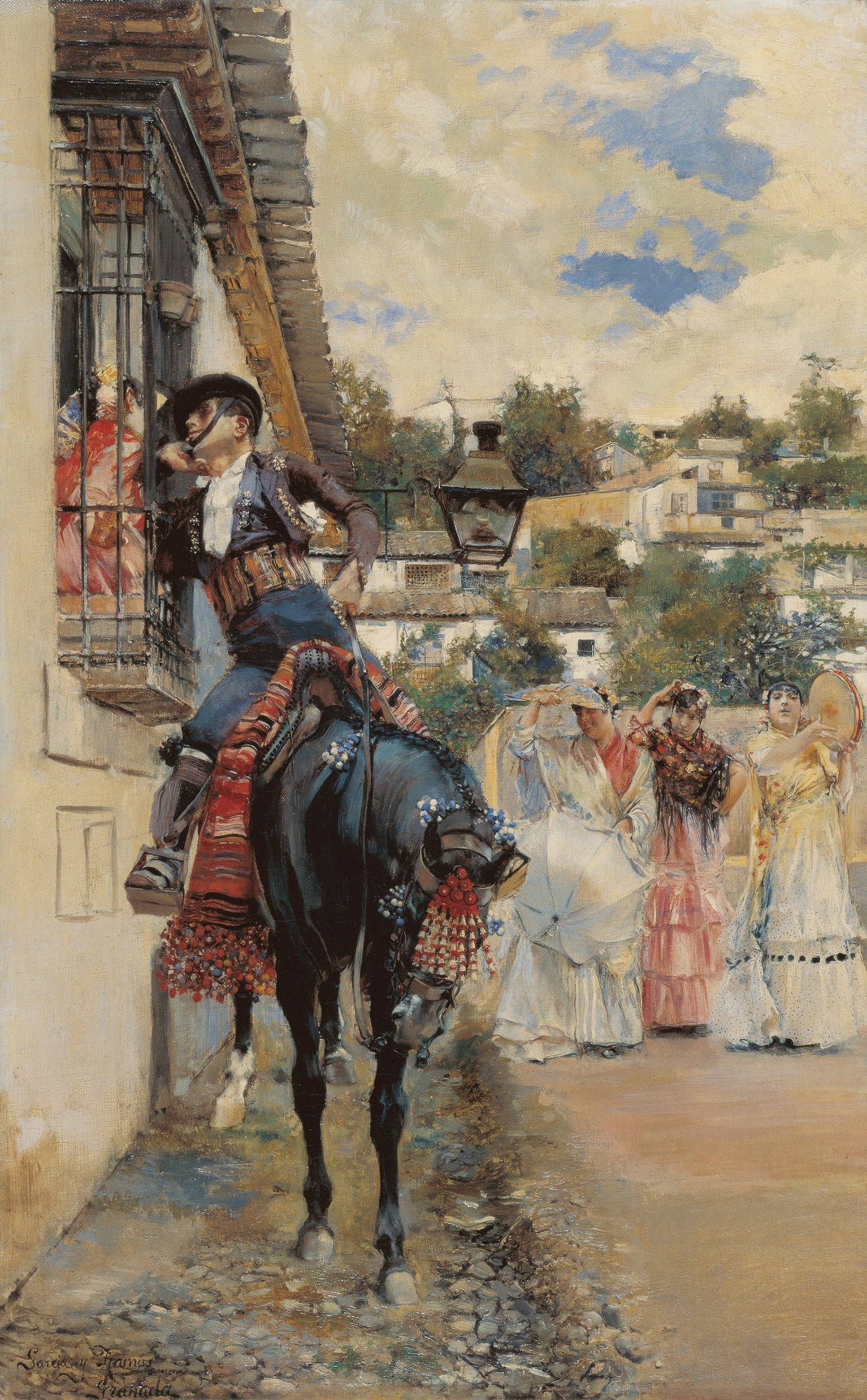 José_García_Ramos_Spanish_Courting - Oil Painting Haven