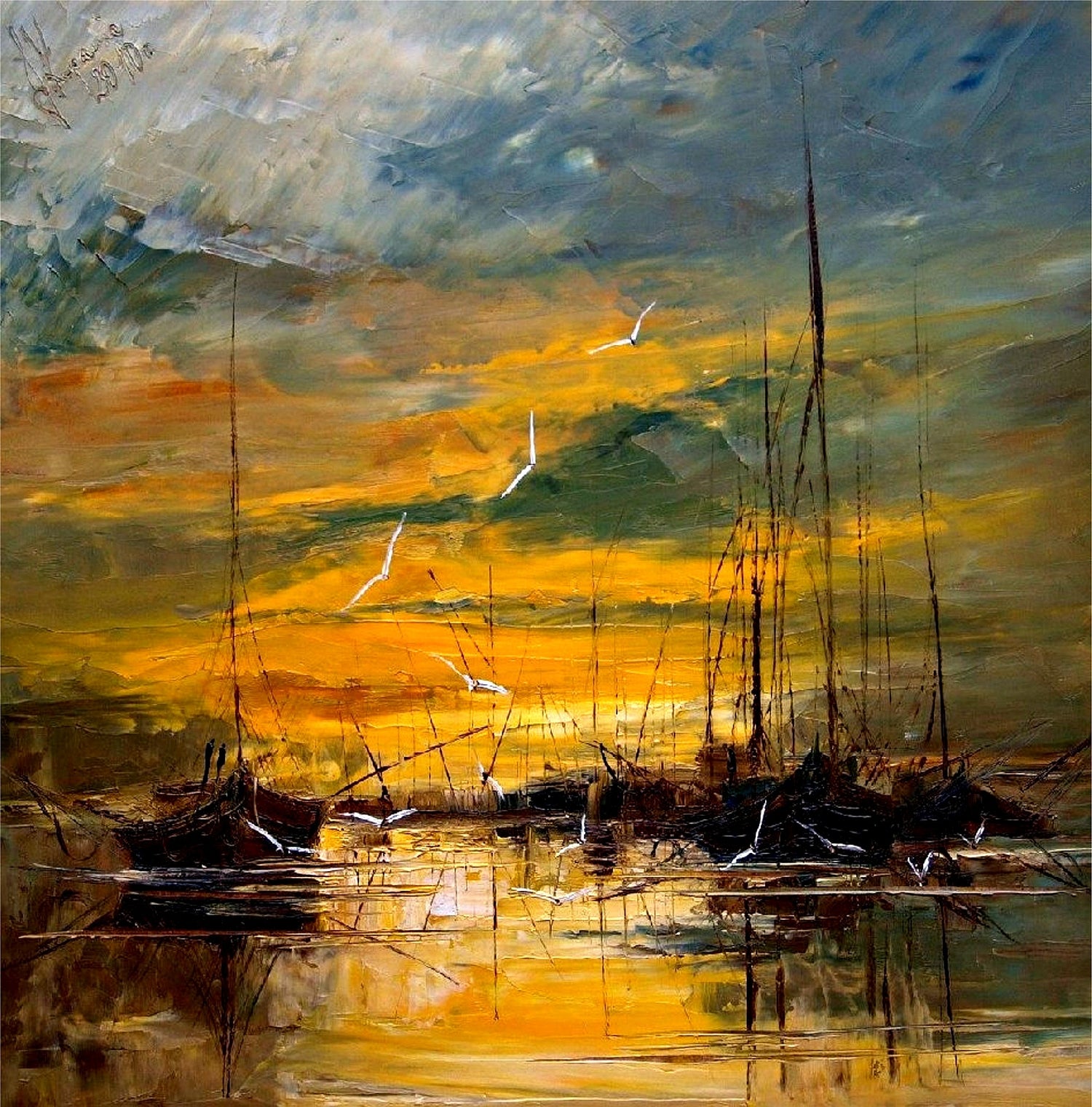 Justina Kapaya#0028 - Oil Painting Haven