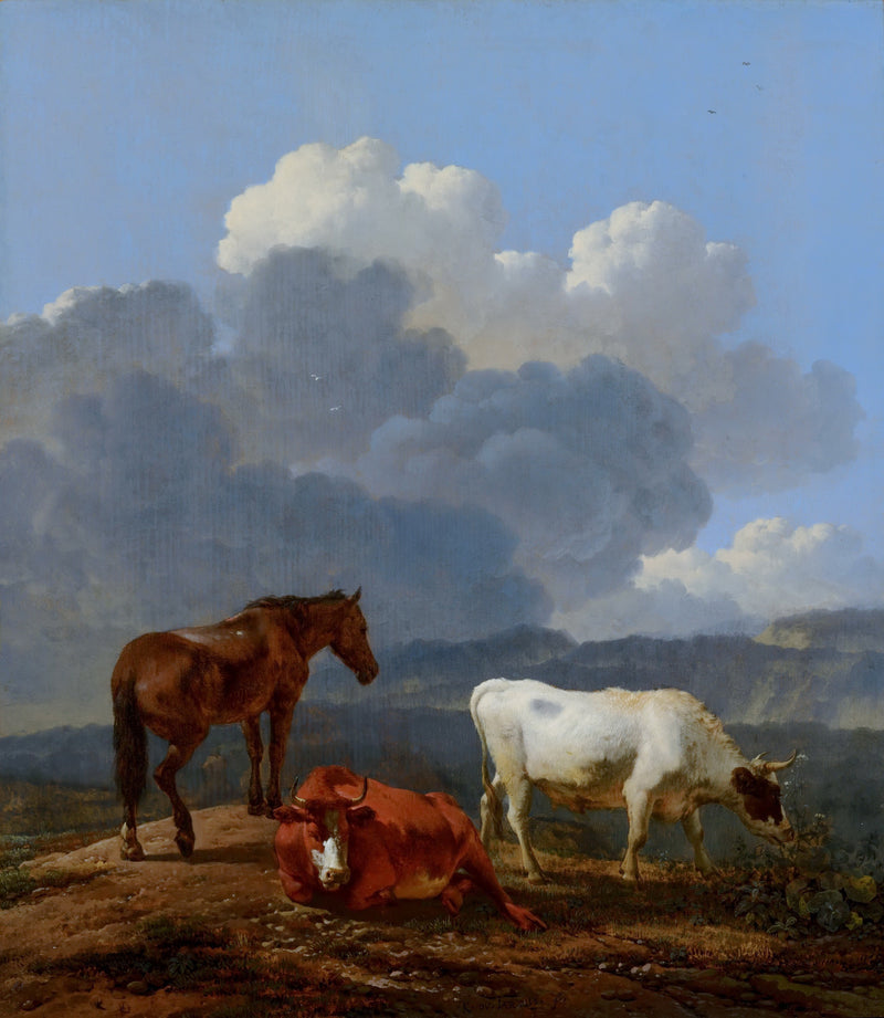 Karel Dujardin - Italianate Landscape with Cattle - Oil Painting Haven Oil Painting Haven