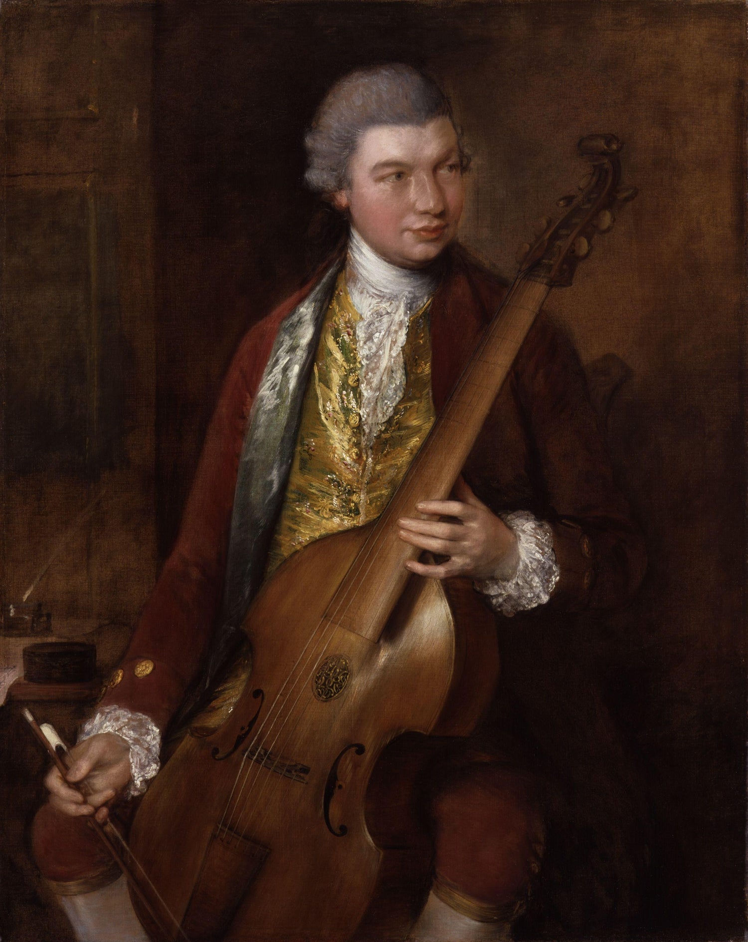 Karl_Friedrich_Abel_by_Thomas_Gainsborough - Oil Painting Haven