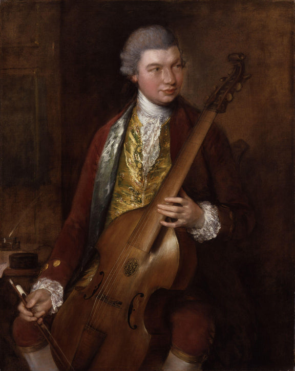 Karl_Friedrich_Abel_by_Thomas_Gainsborough - Oil Painting Haven Oil Painting Haven