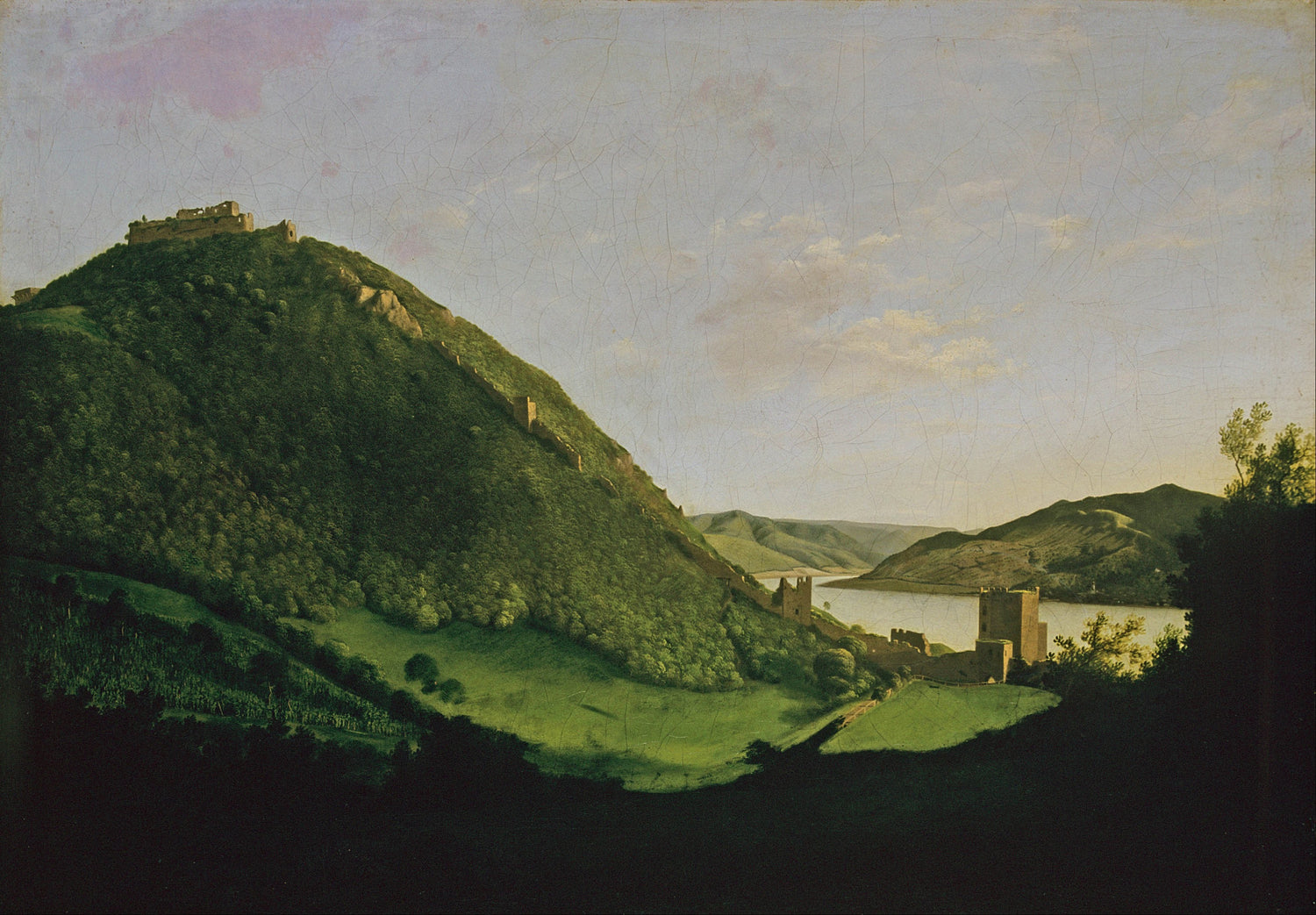 Károly Markó (1793–1860)-Visegrád - Oil Painting Haven