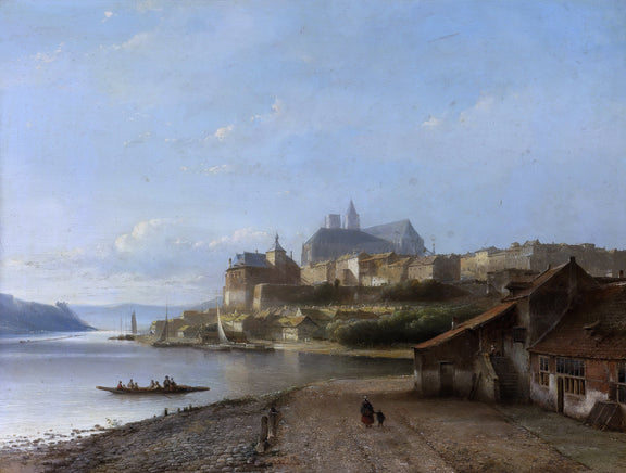 Karsen, Kasparus -- Rijn-fantasie, 1840-1870 - Oil Painting Haven Oil Painting Haven