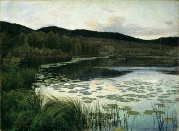 Kitty_Kielland_-_Summer_Night - Oil Painting Haven Oil Painting Haven