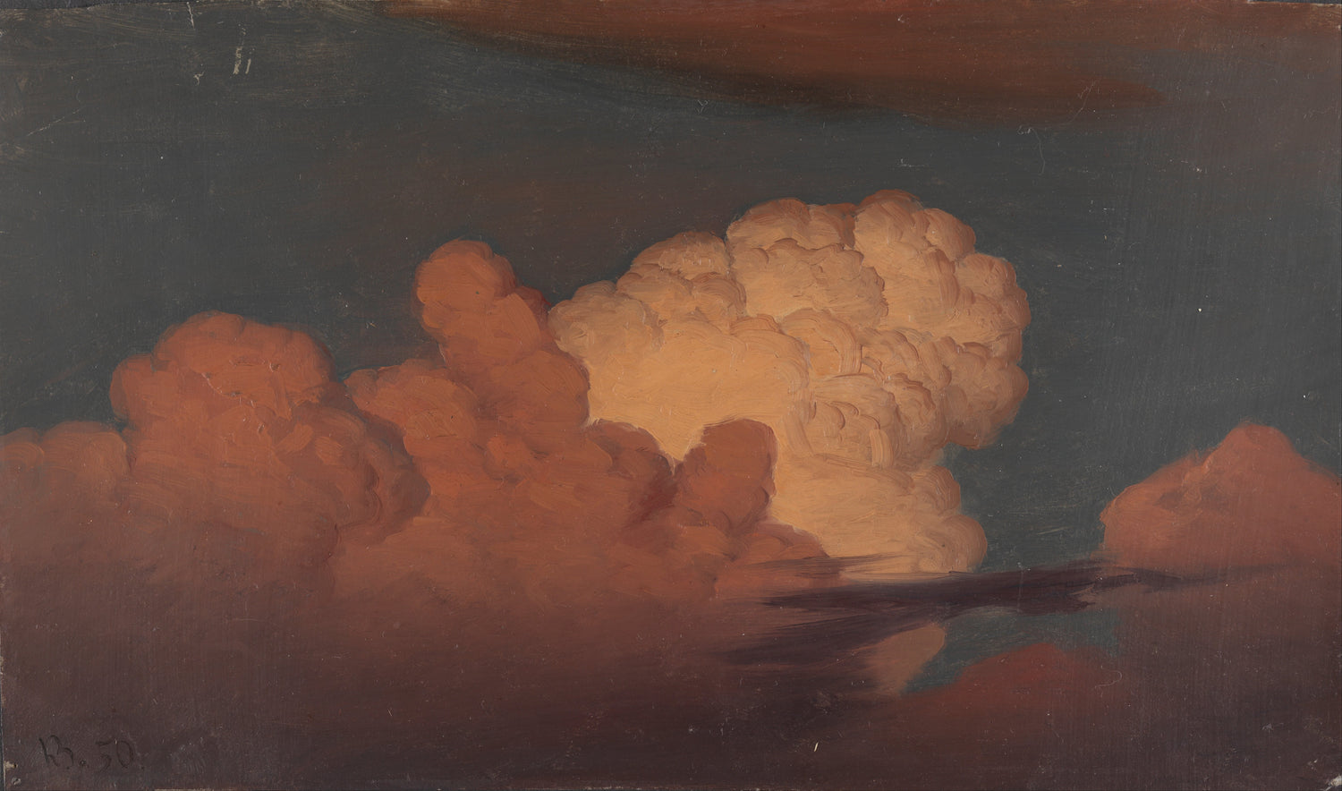 Knud_Baade_-_Cloud_Study2 - Oil Painting Haven