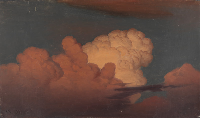 Knud_Baade_-_Cloud_Study2 - Oil Painting Haven Oil Painting Haven