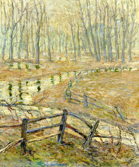 Landscape with Stream, 1915 - Oil Painting Haven Oil Painting Haven