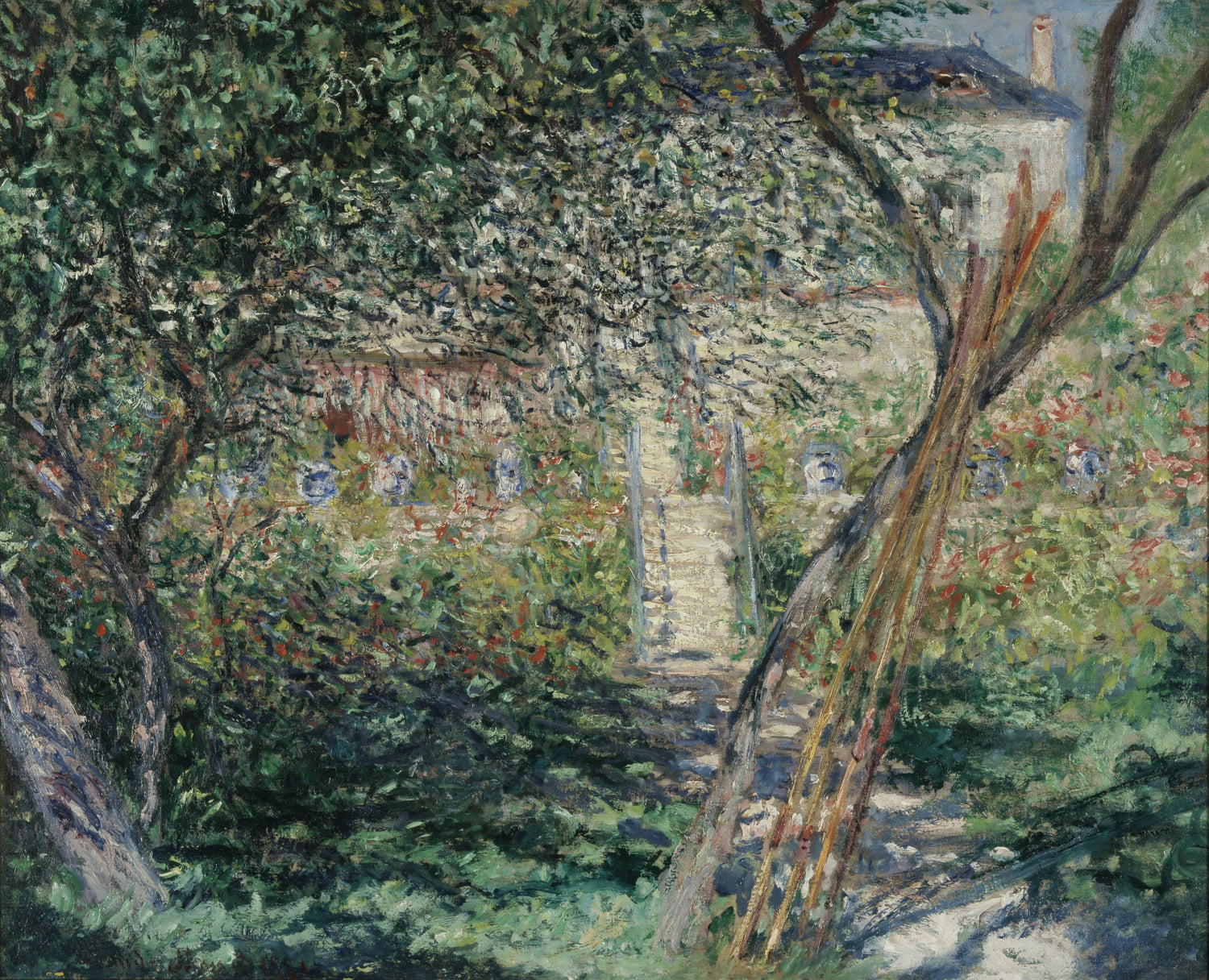 Le Jardin de Vétheuil, 1881 - Oil Painting Haven