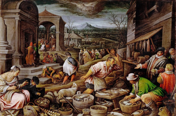 Leandro Bassano (1557-1622) -- March.jpeg - Oil Painting Haven Oil Painting Haven