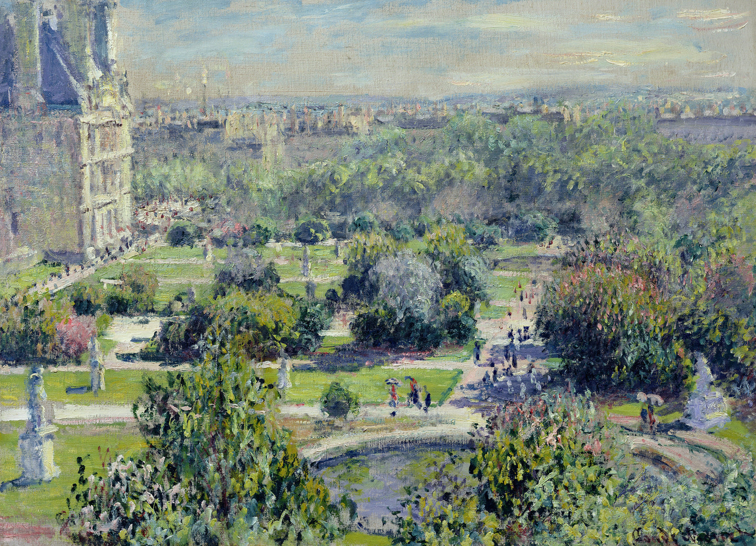 Les Tuileries, 1876 - Oil Painting Haven