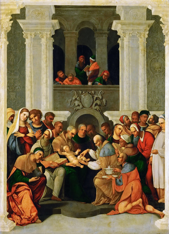 Lodovico Mazzolino -- Circumcision of Christ.jpeg - Oil Painting Haven Oil Painting Haven