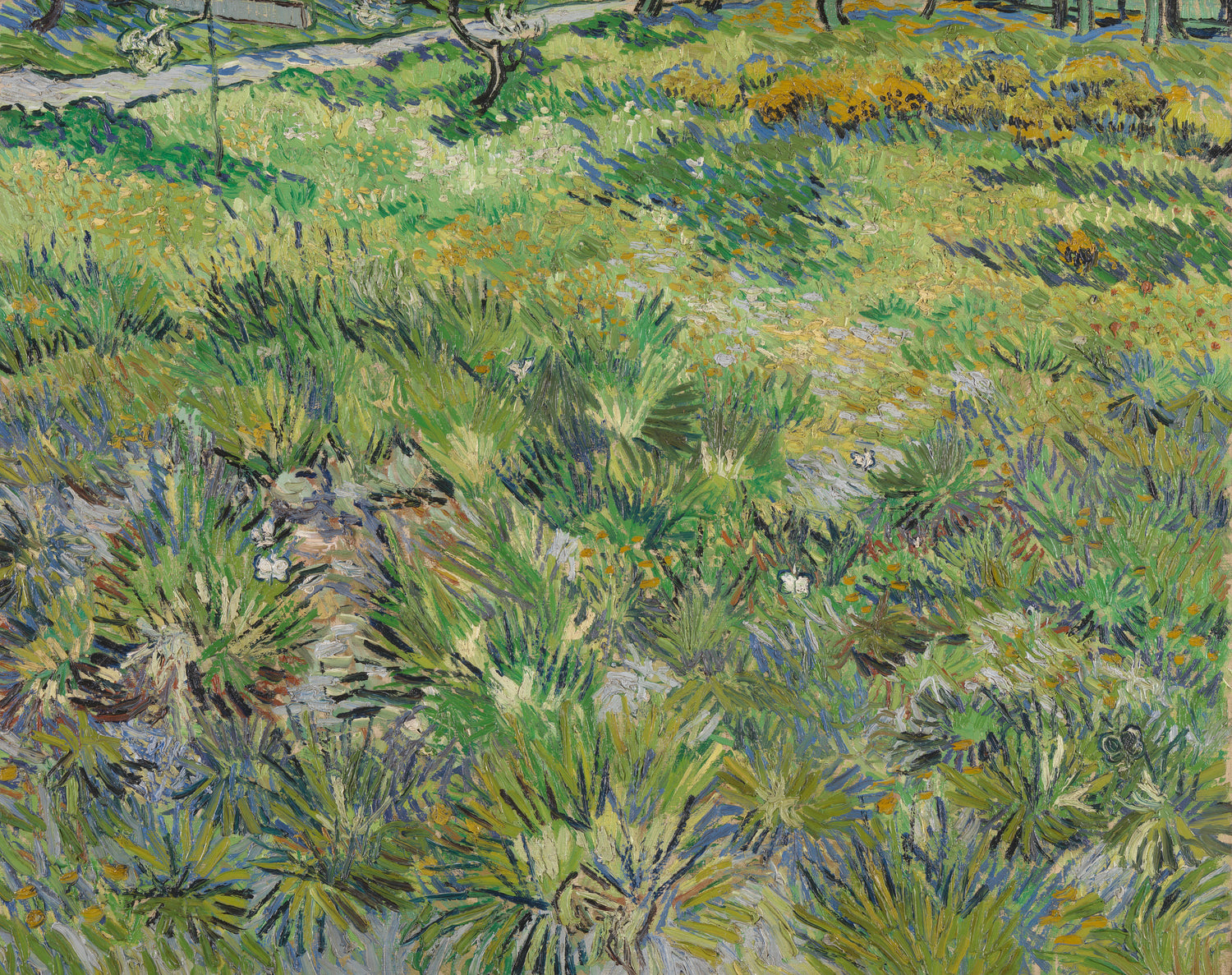 Long Grass with Butterflies1890 - Oil Painting Haven