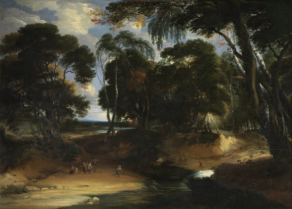 Lucas Achtschellinck - Landscape with forest - Oil Painting Haven Oil Painting Haven