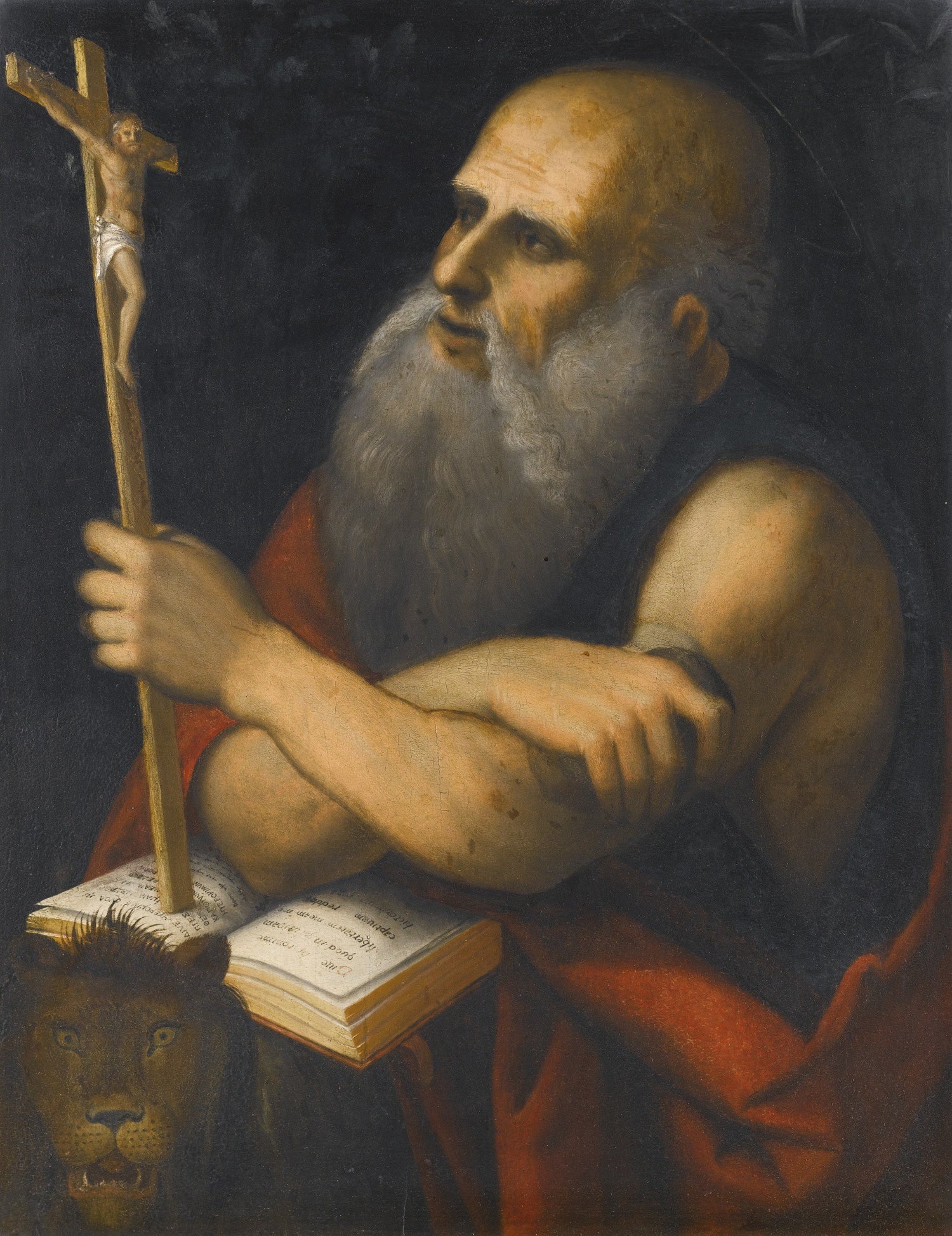 MILANESE-SAINT JEROME IN HIS STUDY - Oil Painting Haven