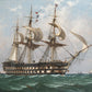 Majestic Warship - Oil Painting Haven