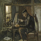 Man Winding Yarn - Oil Painting Haven