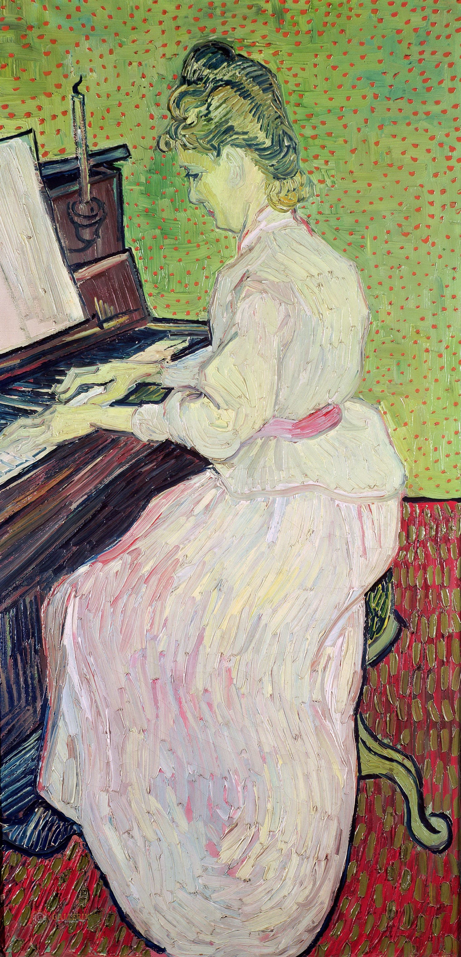 Marguerite Gachet at the Piano - Oil Painting Haven