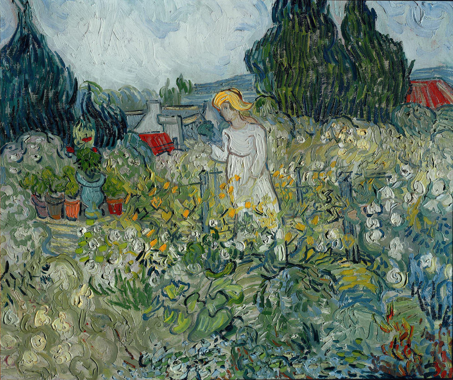 Marguerite Gachet in the Garden - Oil Painting Haven