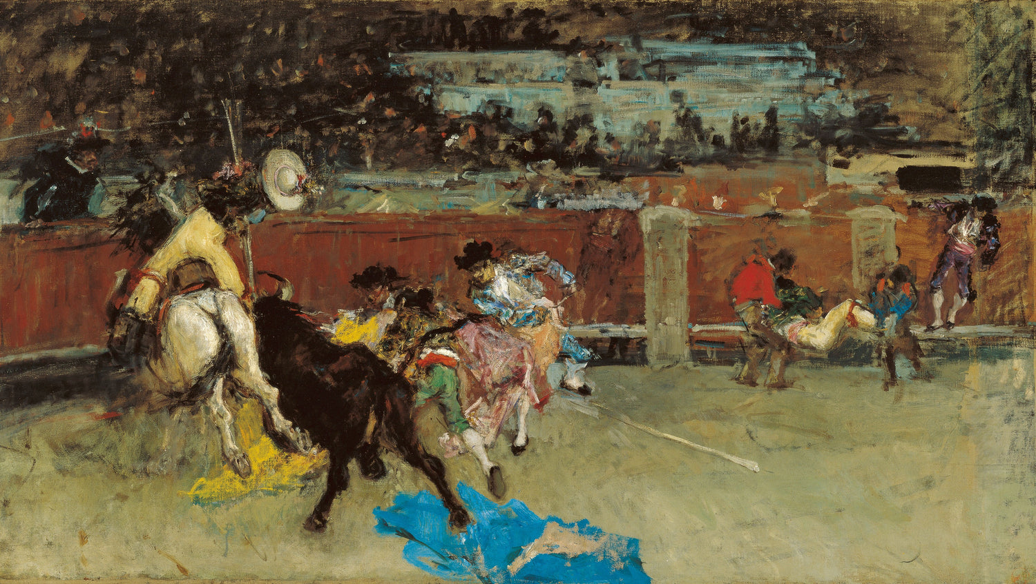 Marià_Fortuny_i_Marsal_Bullfight - Oil Painting Haven